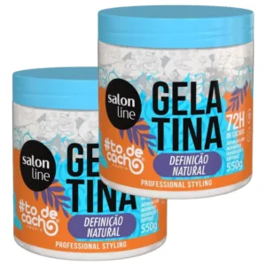 Kit 2 Gelatina #todecacho Definição Natural 550g Salon Line