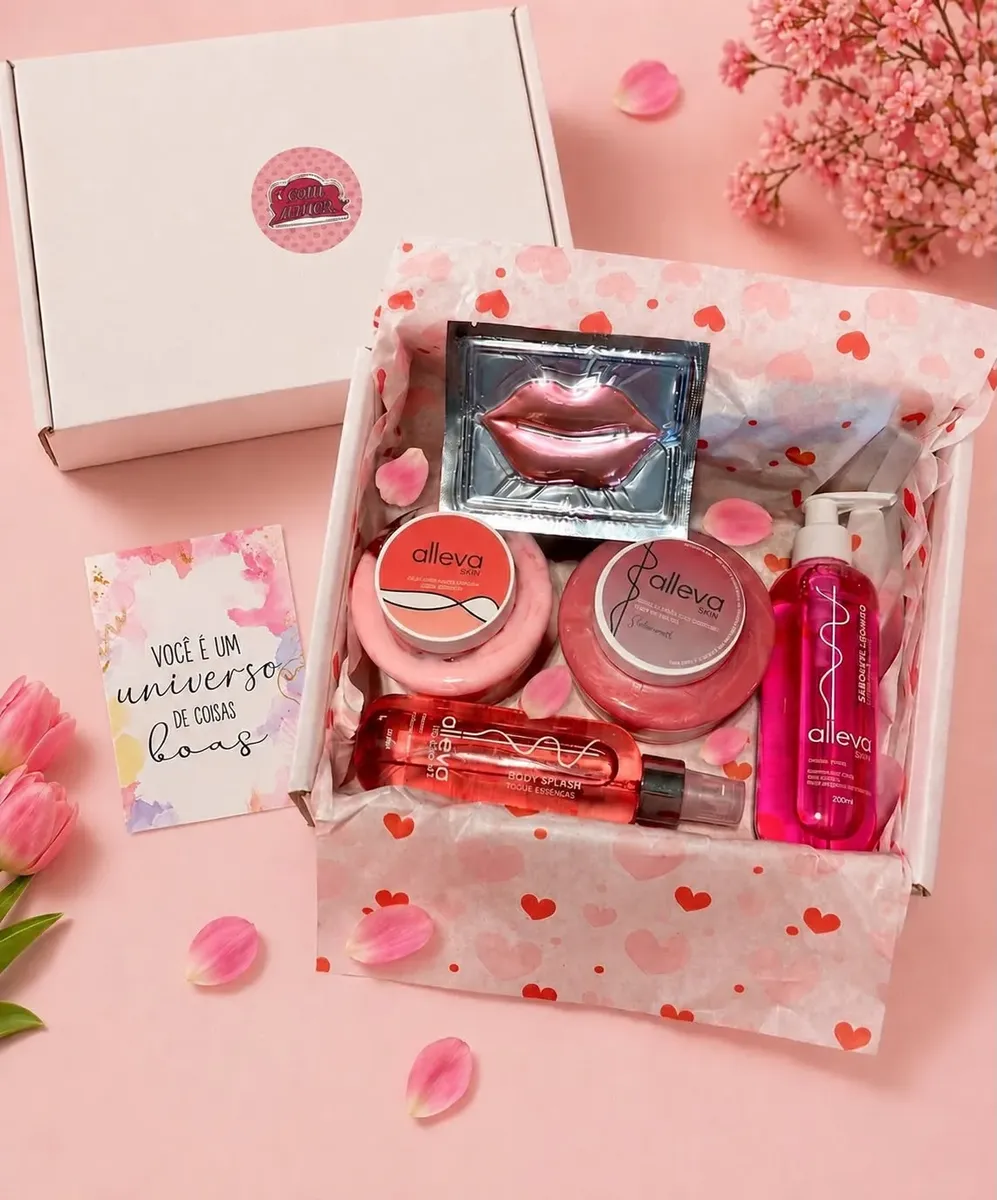 Kit Beleza Presente Feminino, Alleva- Luxo ( 05 Itens)