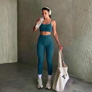 Conjunto Fitness MOAH Top + Calça ⭐