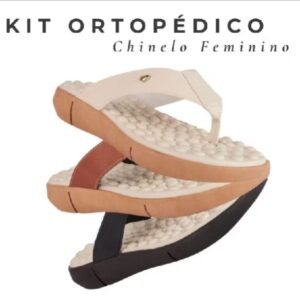 Kit 2 Pares Chinelo Feminino Ortopédico Original Ploomer Tamanco