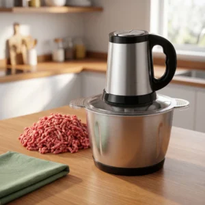 Picador De Alimentos Moedor De Carne Mixer Elétrica Processador