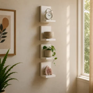 Prateleira em L Branca 15X10 cm MDF Para Decoração
