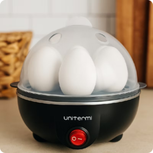 Cozedor De Ovos Portátil Elétrico Vapor Cozinha Ovos Unitermi