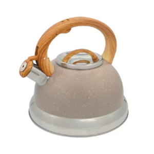 Chaleira Brinox Com Indução e Apito 2,7 L - Linha Roma - Cor Areia