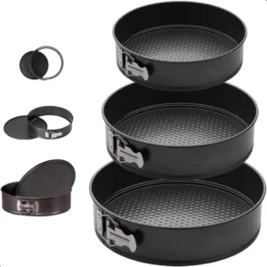 Kit 3 Formas com Fundo Removível Antiaderente