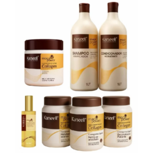 Kit Karseell Premium 7 Itens • Trio Cronograma Profissional.