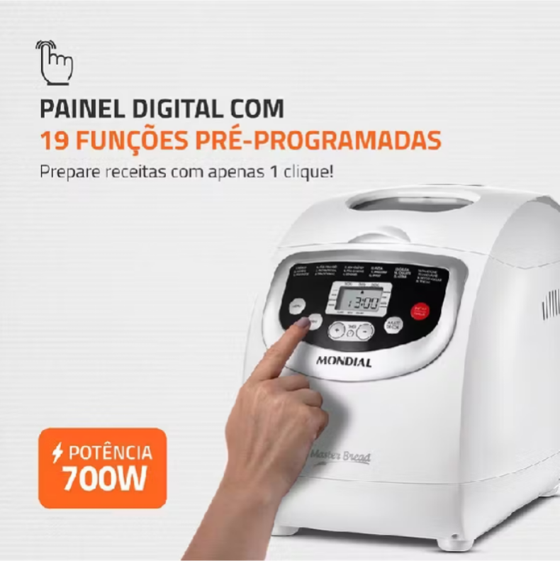 Panificadora Automática Master Bread Mondial NPF-54 - Imagem 2